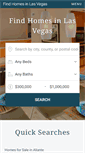 Mobile Screenshot of lasvegaslistingsearch.com