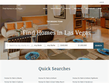 Tablet Screenshot of lasvegaslistingsearch.com